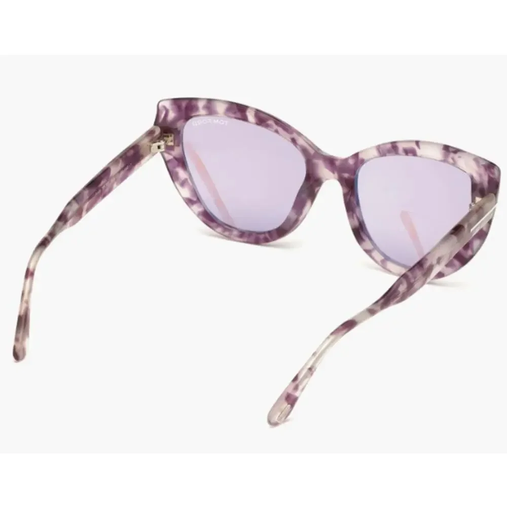 Tom Ford 55mm Cat Eye Sunglasses havana Violet